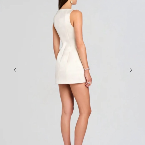 Retrofete Livie White Mini Dress - Picture 3 of 3